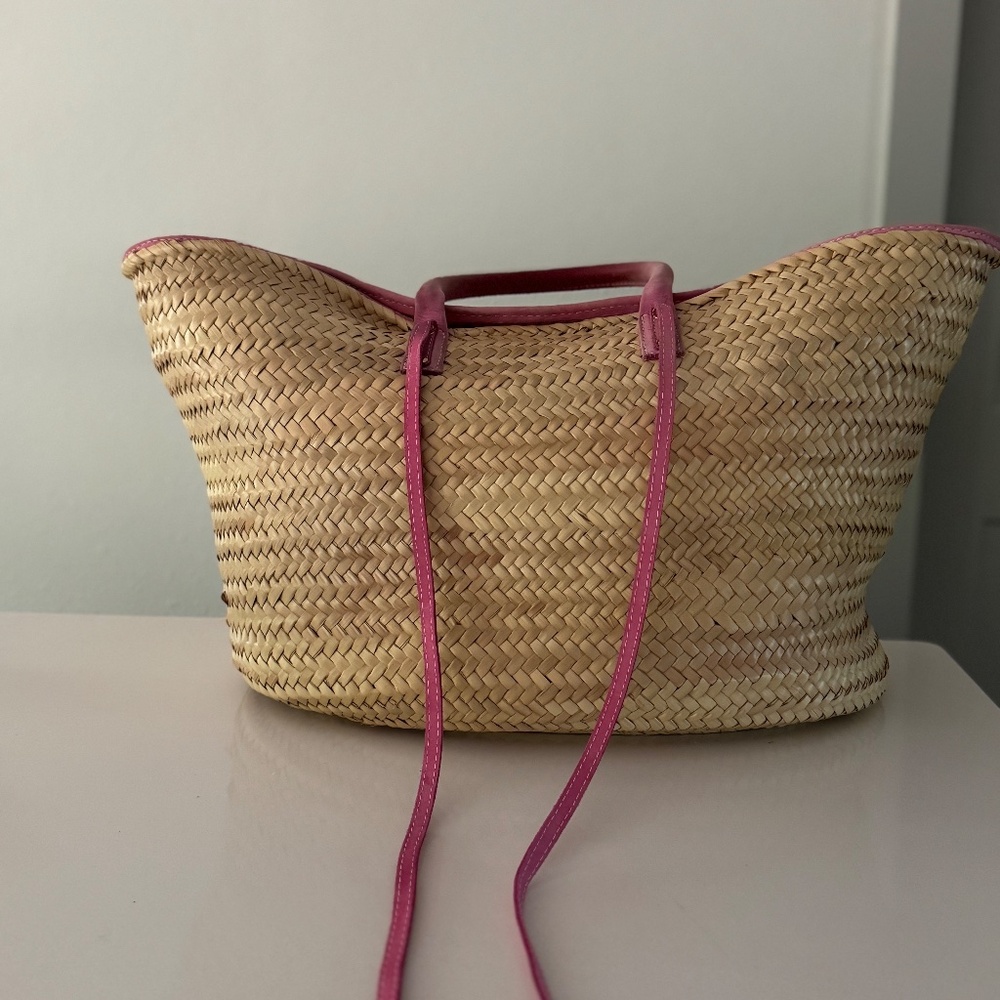 Jacquemus Pink and Tan Tote Bag - Picture 3 of 10